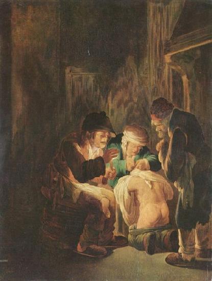 BOTH, Andries Sauberung bei Kerzenlicht oil painting image